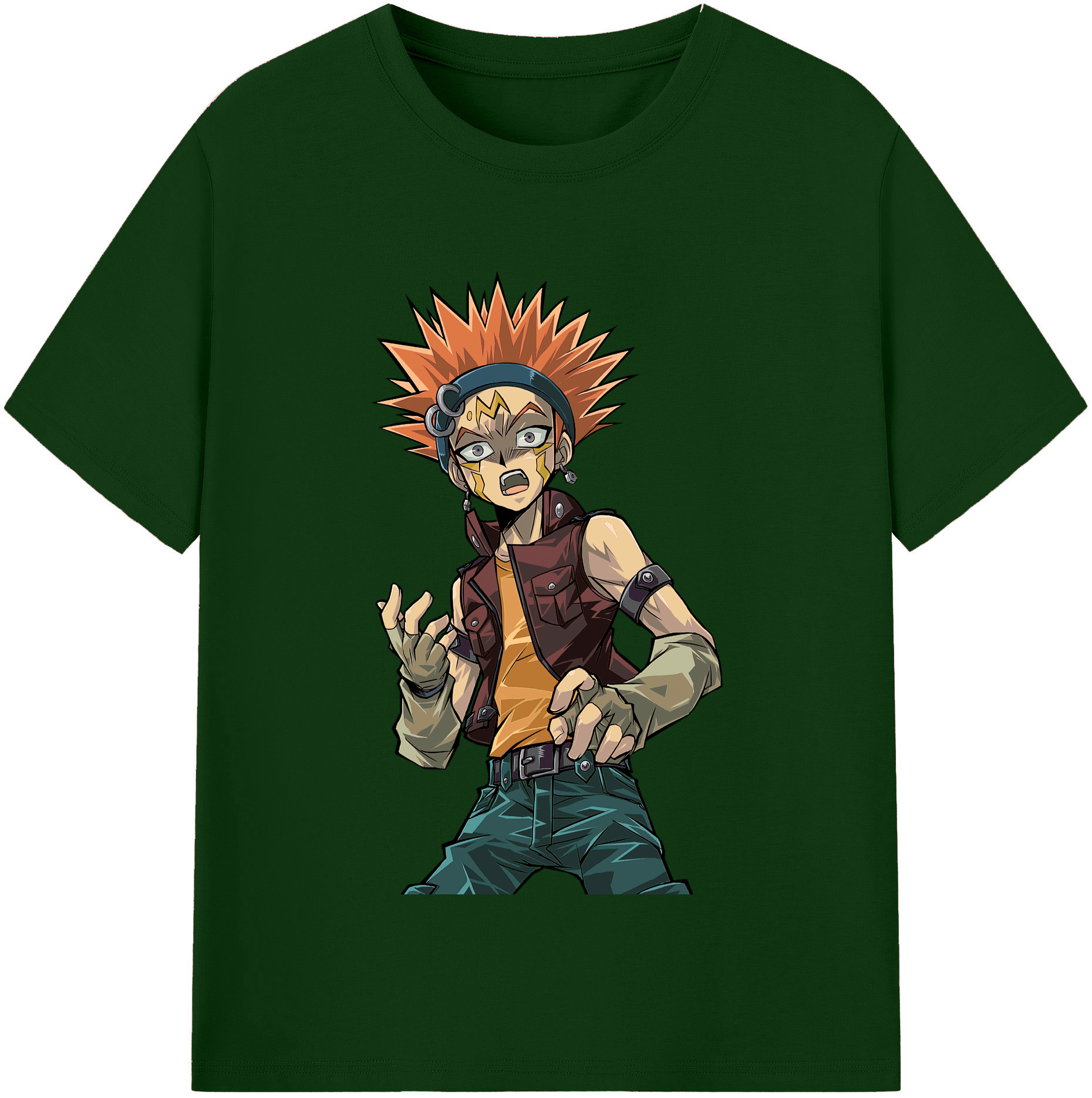 （画像用） 遊☆戯☆王 Yu-Gi-Oh! 綿100％半袖Tシャツ（フロントプリント）